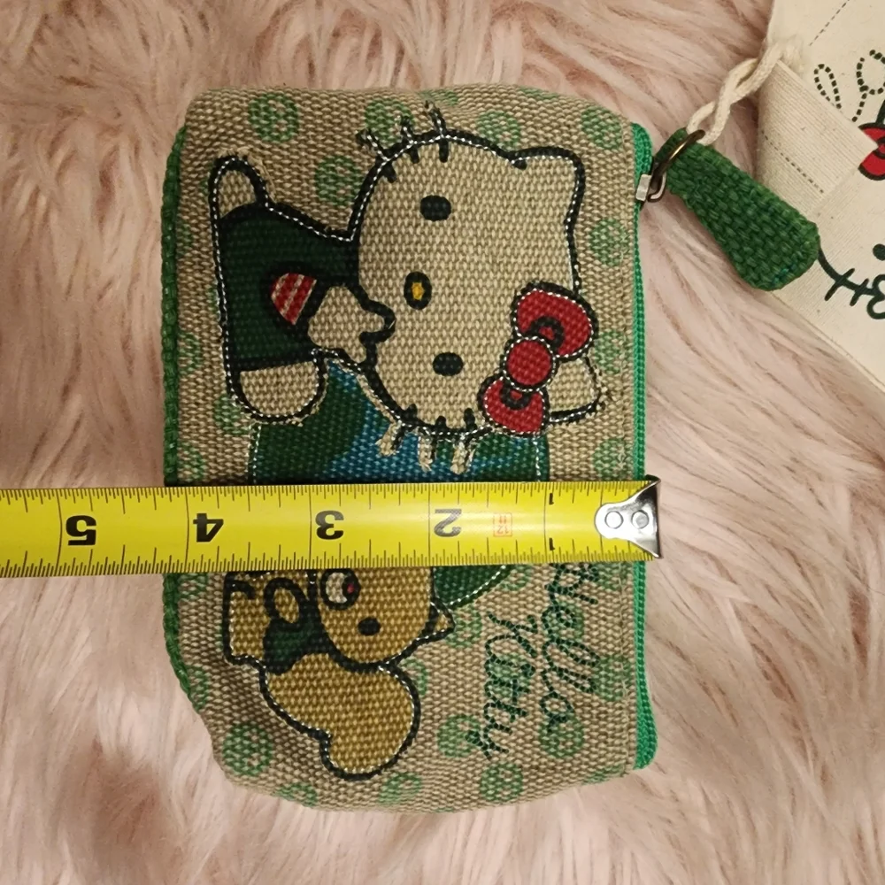 Loungefly Hello Kitty Peace eco Earth Day 2009 Rare makeup bag /coin purse